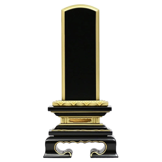 会津塗位牌 「蓮華付春日」 普通塗り仕上げメイン画像01