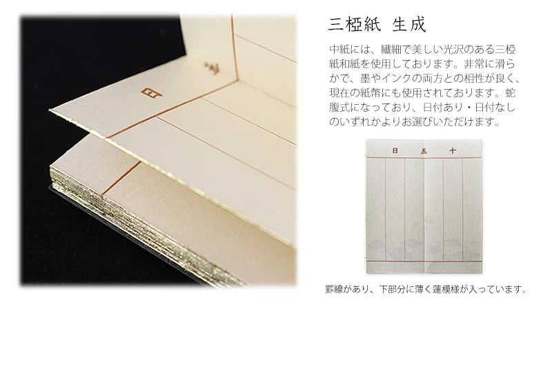 常樂過去帳 紗綾形地紋の素材２枚目