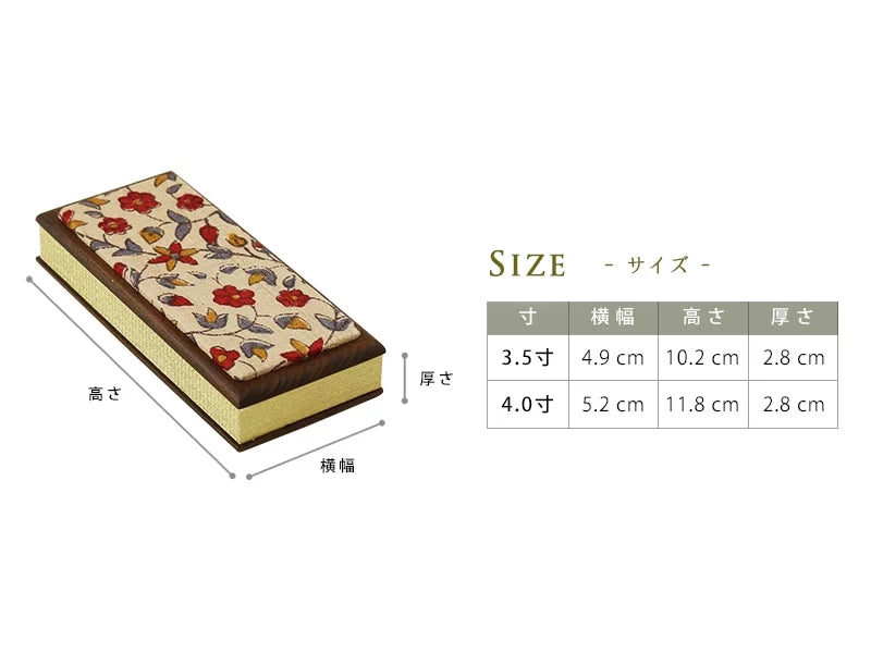 常樂過去帖 笹蔓のサイズ