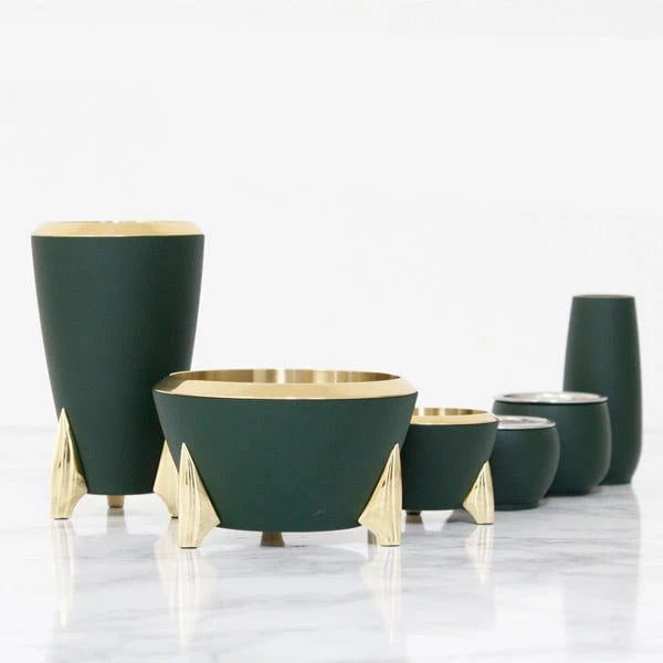 デザイン仏具 希 サンドグリーン 6点セットメイン画像01