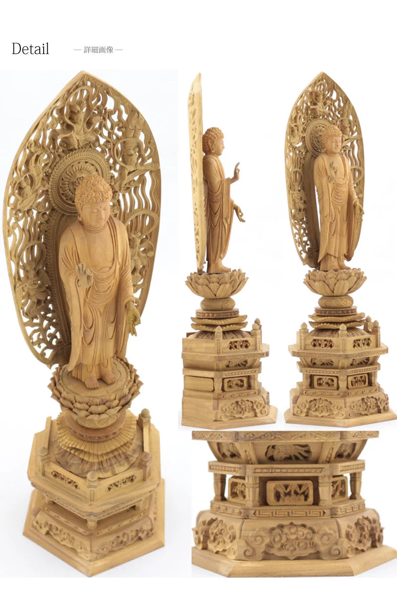 仏像の詳細サイズ・当仏像に合うお仏壇のサイズについて