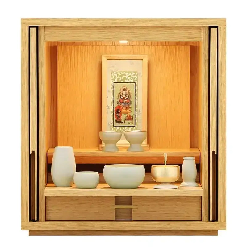 モダン仏壇 TSUDOU オーク |お仏壇の通販| インテリア仏壇 ルミエール