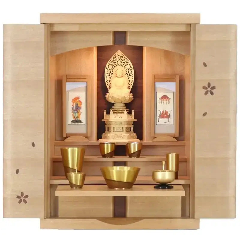 モダン仏壇 桜華 18号/20号 | お仏壇の通販 | インテリア仏壇 ルミエール