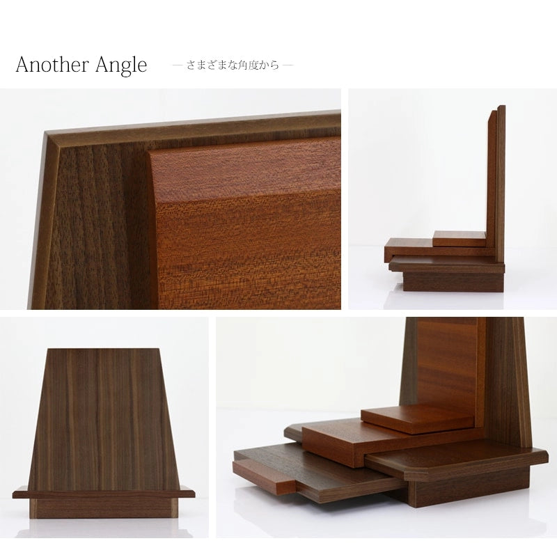 パーソナル仏壇 ベガス 11号のさまざまな角度から。