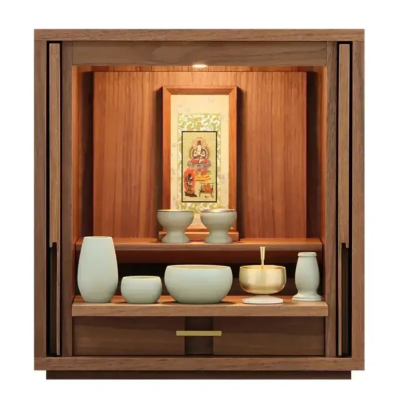 お仏壇 モダン仏壇 TSUDOU ウォールナット | お仏壇の通販 | インテリア仏壇