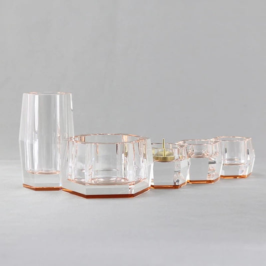 水晶仏具セット ベージュメイン画像01