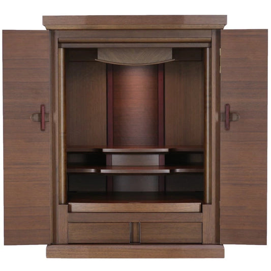 モダン仏壇 ダミエ ウォールナット 18号メイン画像01