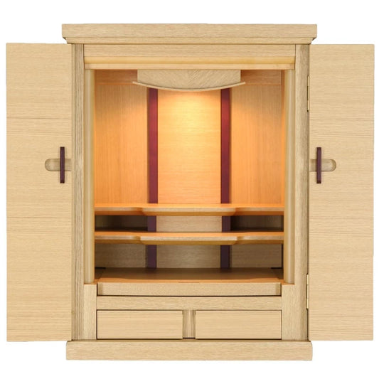 モダン仏壇 ダミエ ナチュラル 18号メイン画像01