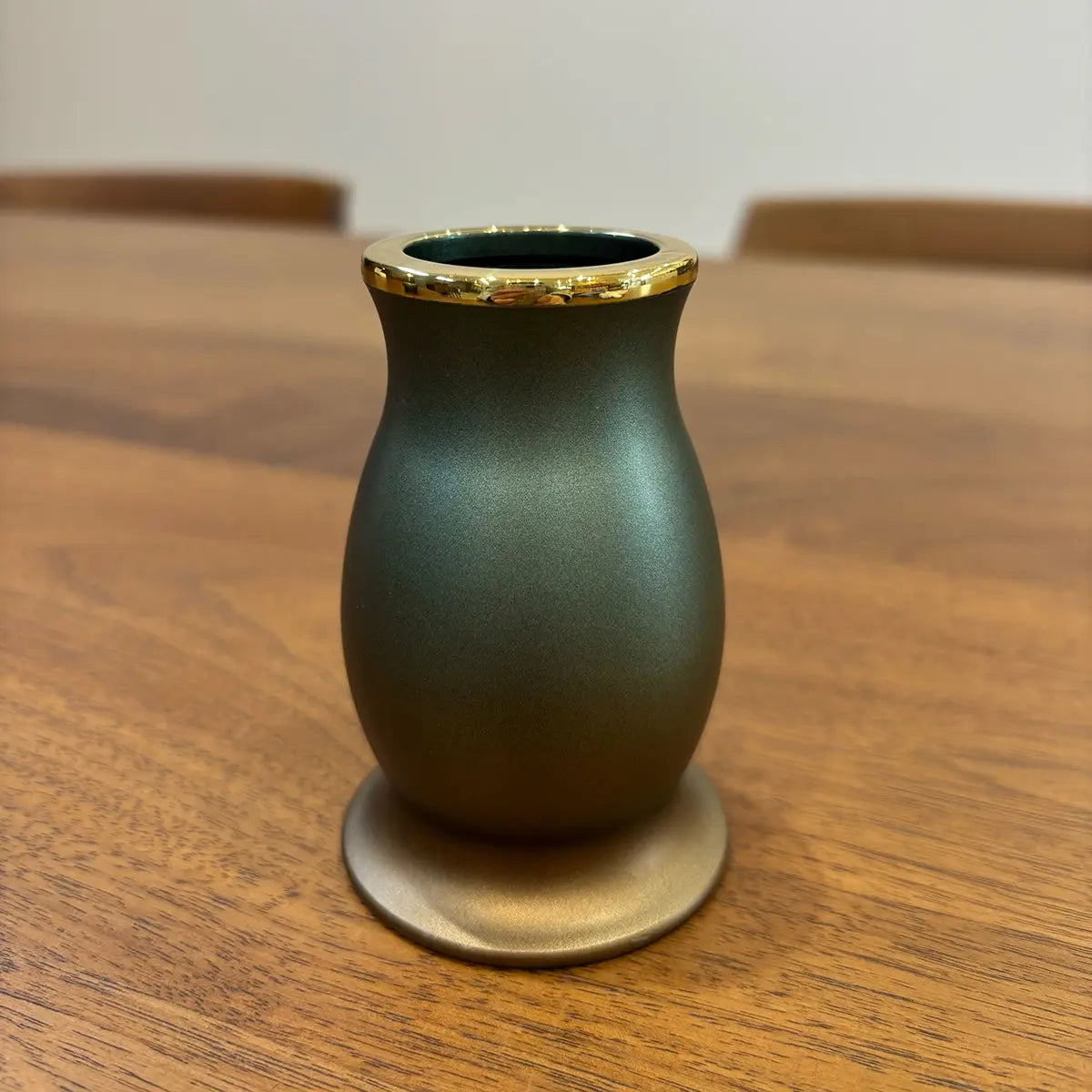 【アウトレット】モダン仏具アルミムク　緑茶マット　単品