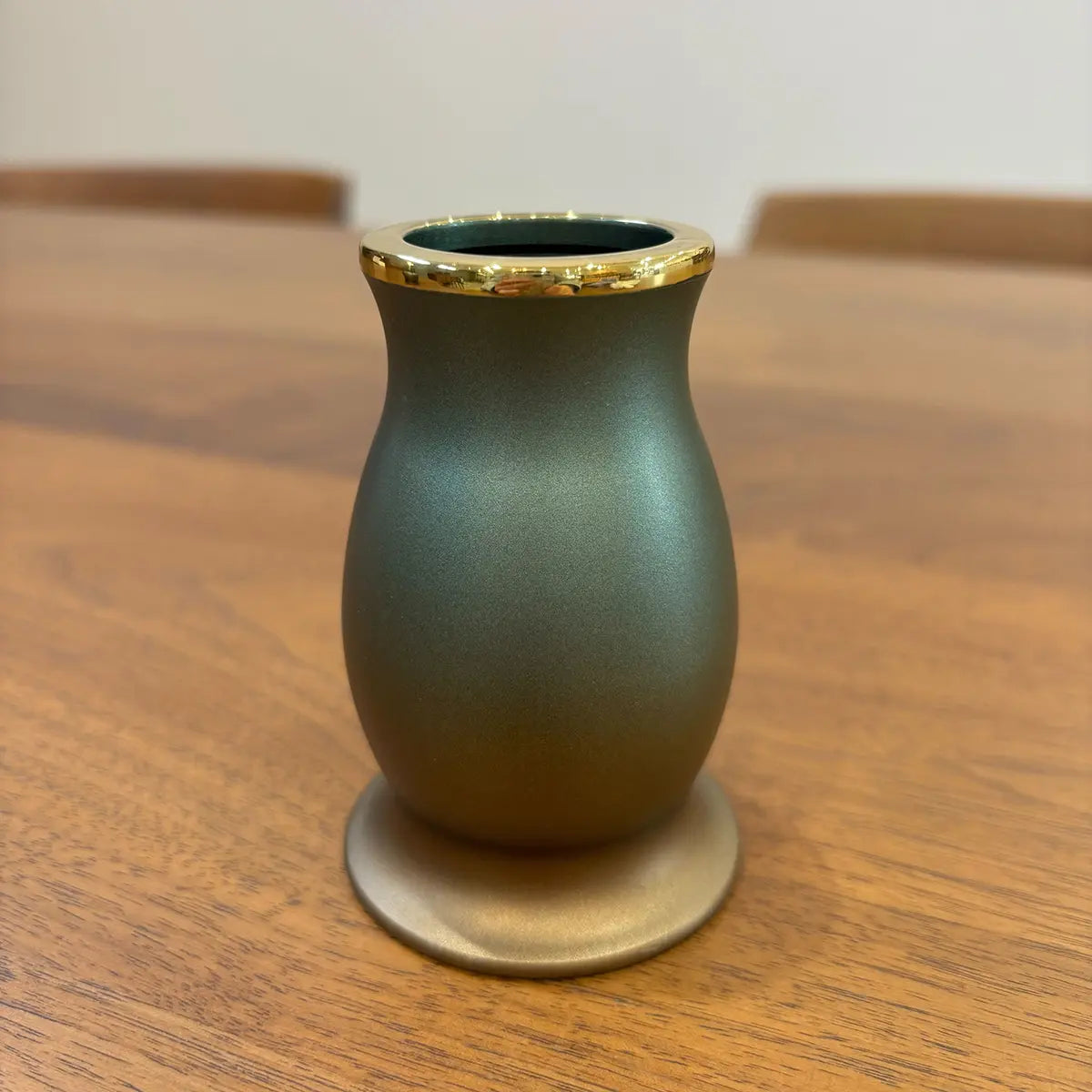 【アウトレット】モダン仏具アルミムク　緑茶マット　単品