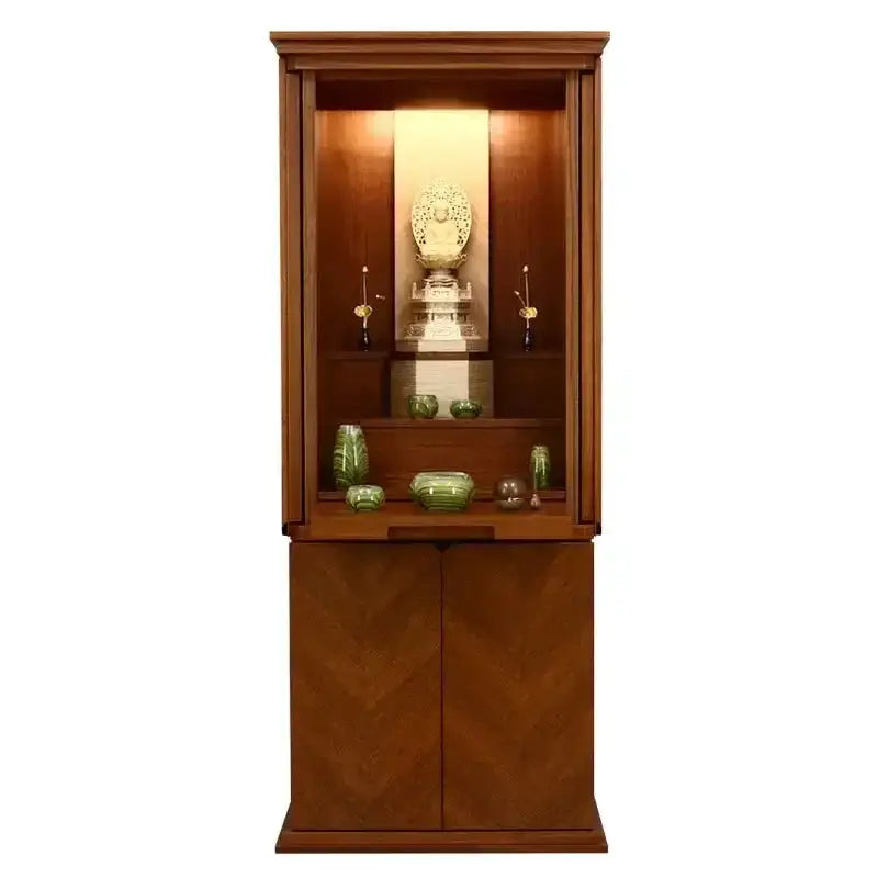 モダン仏壇 リコルテ ウォールナット | お仏壇の通販 | インテリア仏壇