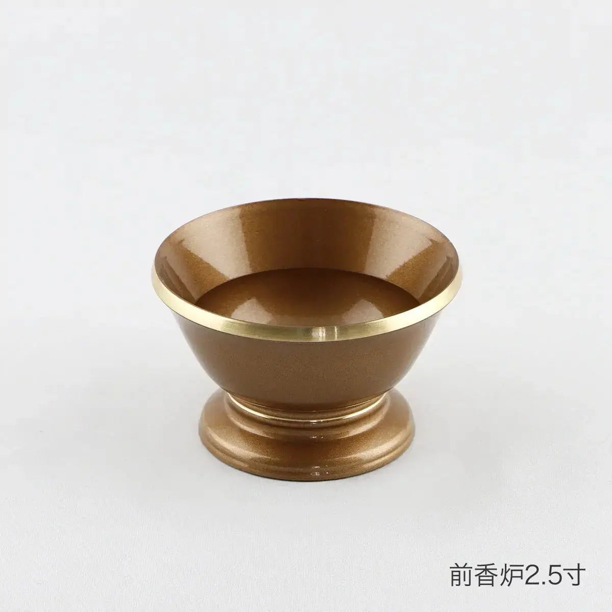 単品仏具　マカロンカフェの前香炉2.5寸