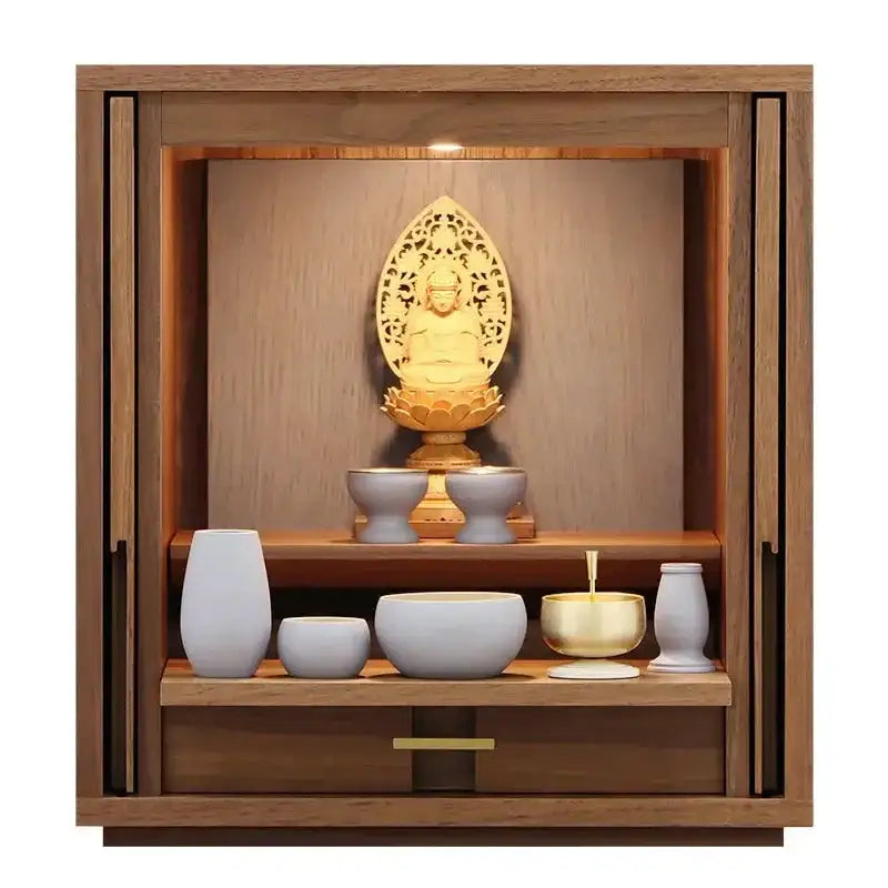 モダン仏壇 TSUDOU ウォールナット×神代色 |お仏壇の通販| インテリア モダン仏壇 TSUDOU ウォールナット×神代色 |お仏壇の通販| インテリア