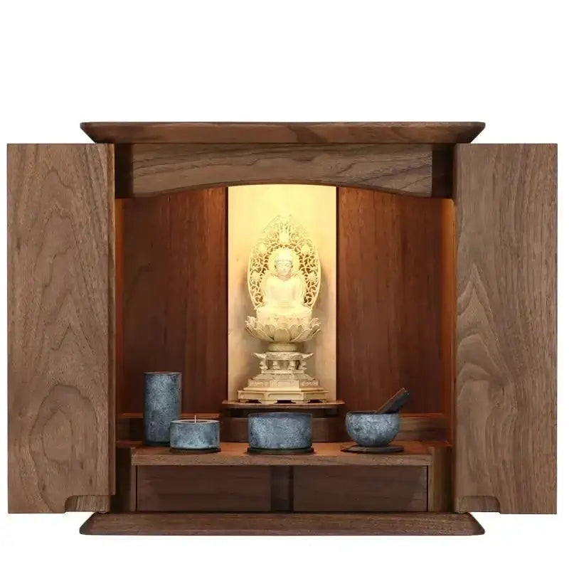 家具調仏壇 ノア ウォールナット無垢 15号 | お仏壇の通販 家具調仏壇 ノア ウォールナット無垢 15号 | お仏壇の通販