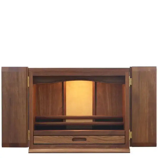 家具調仏壇 ポルト ワイド ウォールナット 16号メイン画像01