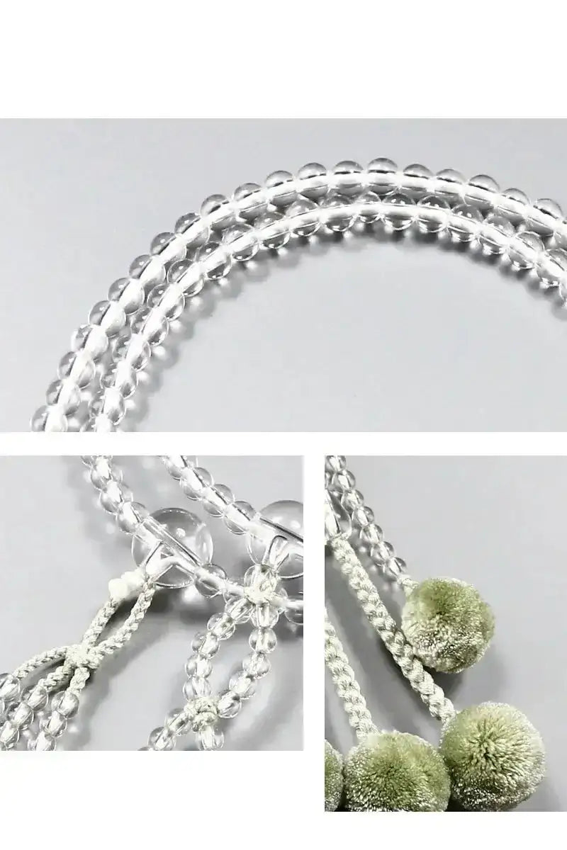 女性用本式念珠 日蓮宗 水晶 共仕立 | 念珠の通販 | インテリア仏壇