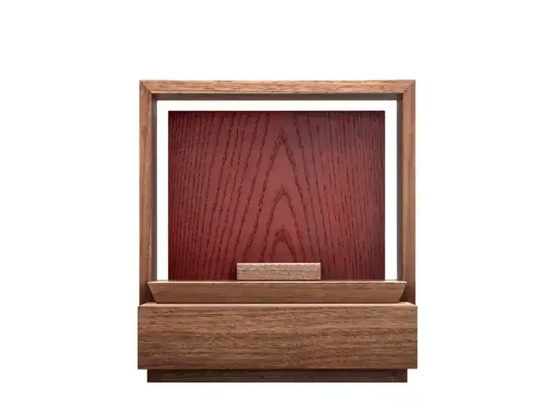 ミニ仏壇 KAKOI  ウォールナット＆海老茶の360度イメージ画像