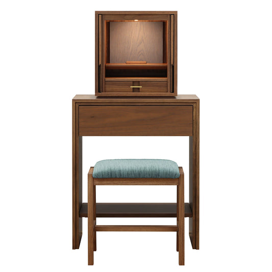 モダン仏壇 TSUDOU 台付き ウォールナット×神代色のサムネイル画像