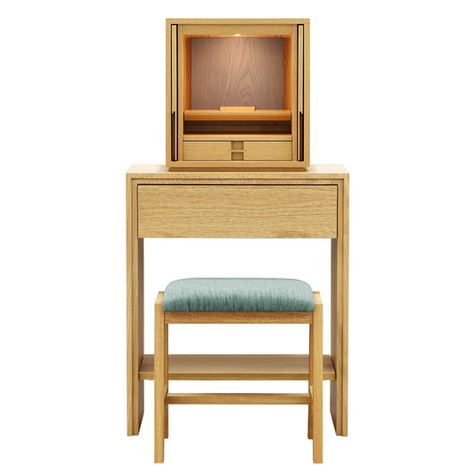 モダン仏壇 TSUDOU  オーク×神代色【椅子付き】のサムネイル画像