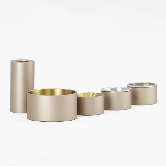 モダン仏具セット SEN マットバニラ のメイン画像