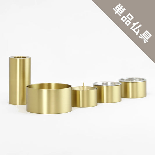 モダン仏具 SEN  単品 ブラスゴールドのメイン画像