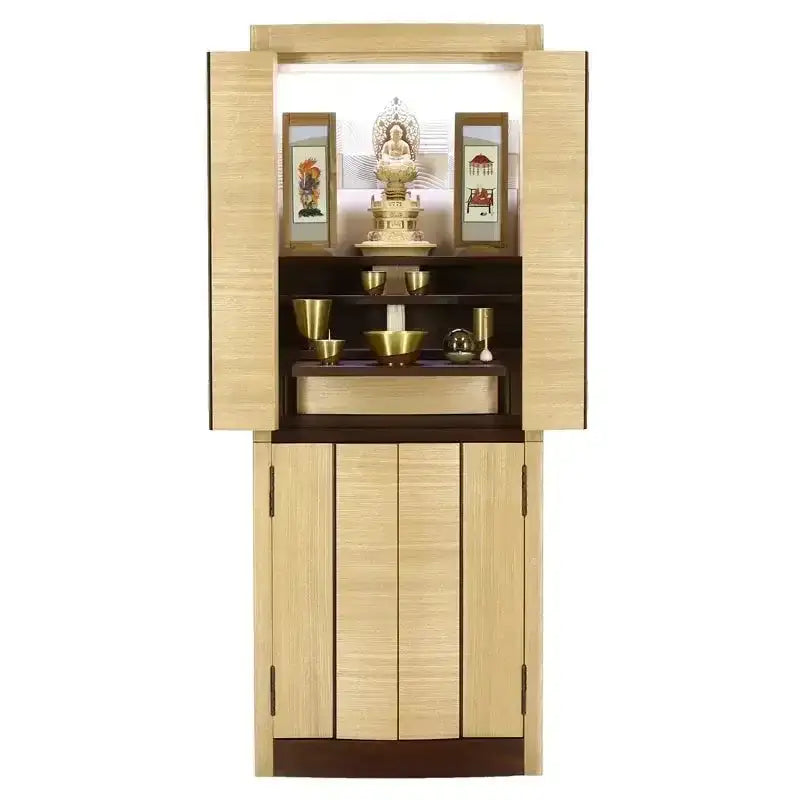 デザイナーズ仏壇 リスン タモ・ウォールナット フロアタイプメイン画像03