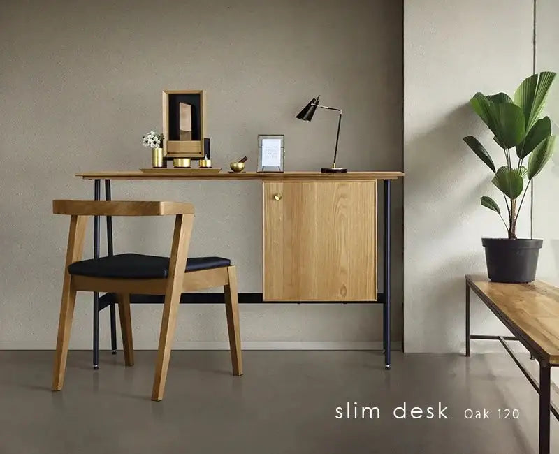 スリムデスク オーク 120 | 仏壇台・家具の通販 | インテリア仏壇