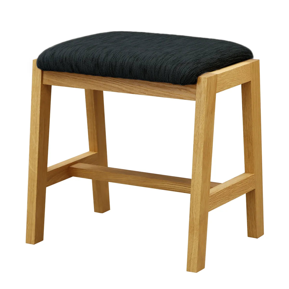 ファブリックスツール オーク×ブラック
