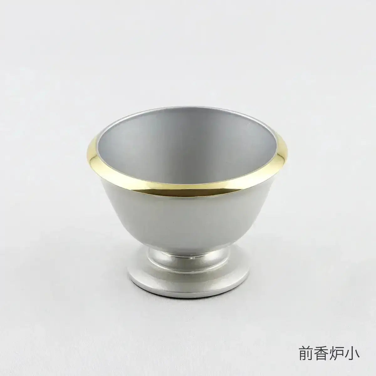 単品仏具　デザイン仏具ミルフィ ホワイトの前香炉小
