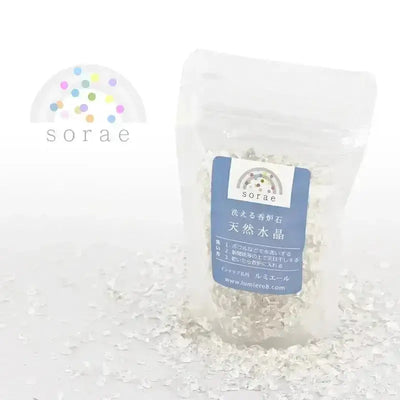 洗えて便利な香炉石「sorae」 水晶メイン画像01