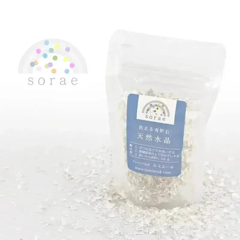 洗えて便利な香炉石「sorae」 水晶メイン画像01