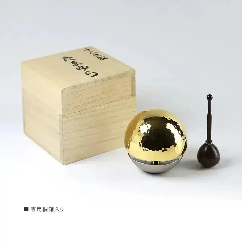 18金製 たまゆらりんセット 槌目入り 1.8寸 | 仏具の通販 | インテリア