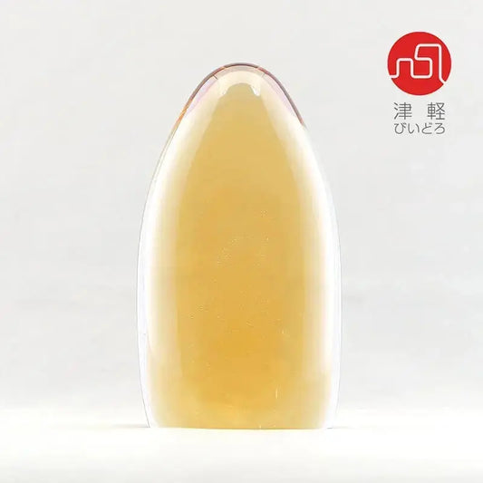 ガラス位牌 「水音」 琥珀　津軽びいどろ謹製メイン画像01