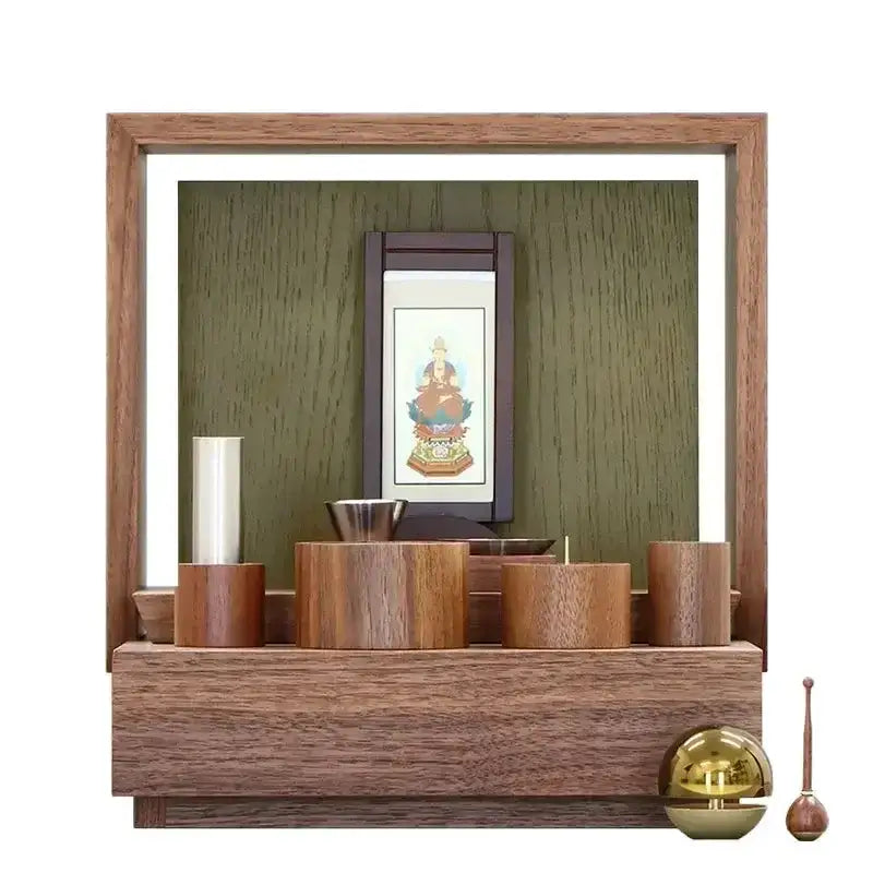 ☆仏壇 ミニ仏壇 KAKOI ウォールナット×老竹色 | お仏壇の通販 | インテリア