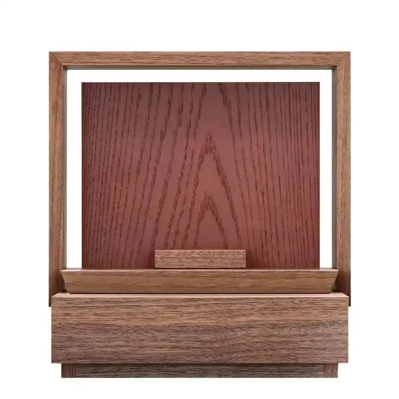 ミニ仏壇 KAKOI  ウォールナット×海老茶メイン画像01