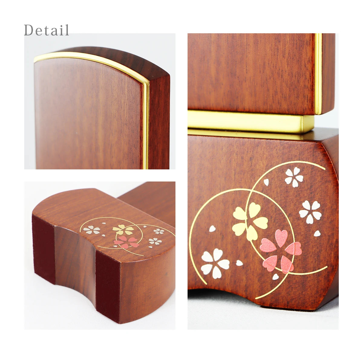 モダン位牌 優徳 心花 ブラウンの様々なアングル