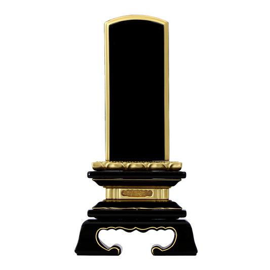 伝統型位牌 絆上塗 蓮付春日のメイン画像