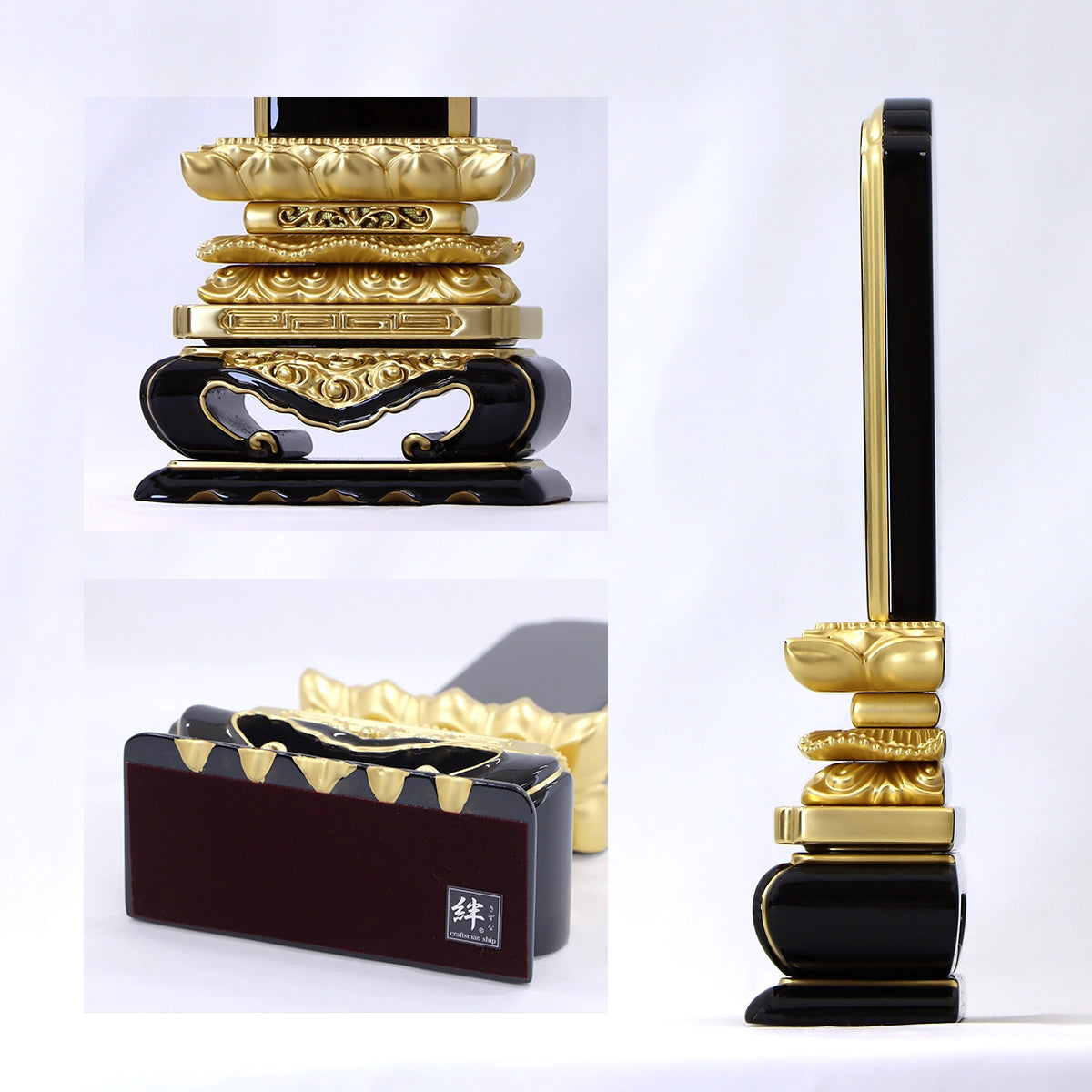 伝統型位牌 絆上塗上等猫丸の詳細画像です。