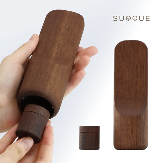骨壺付き位牌 SUQQUE ウォールナット【手元供養×位牌】 メイン画像
