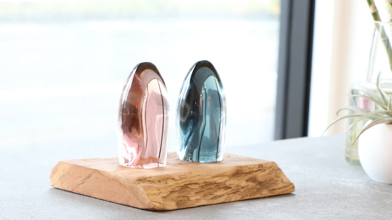 ガラス位牌「水音 kasumi」 透色 津軽びいどろ謹製 | お位牌の通販