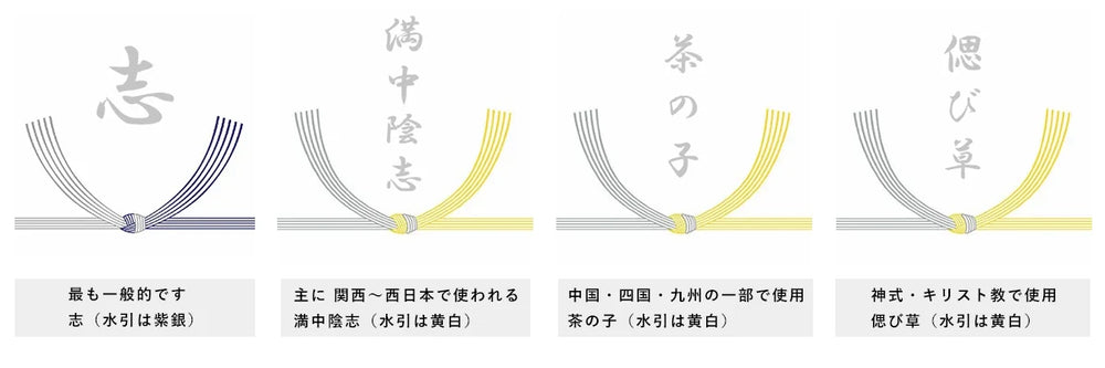 香典返しの熨斗（のし）はどれを選べばいい？