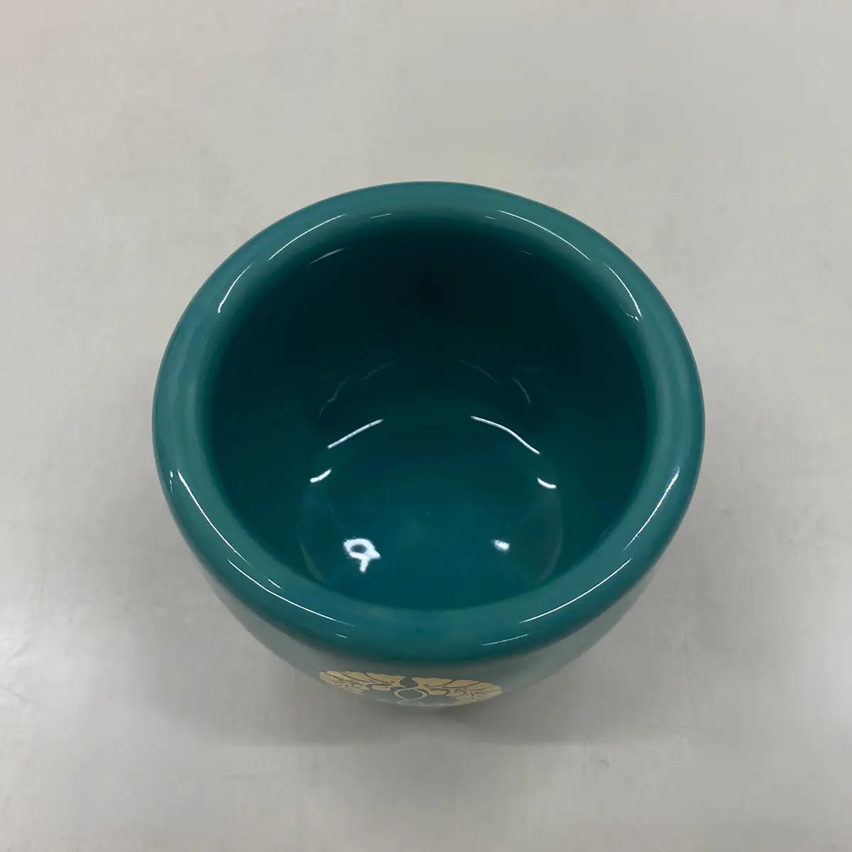 【アウトレット】陶器　玉香炉　真宗紋入り　上から