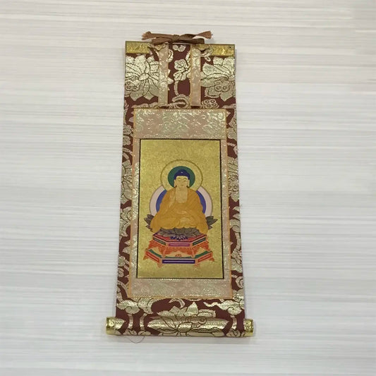 【アウトレット】吊り下げ型掛け軸　釈迦如来　20代　正面