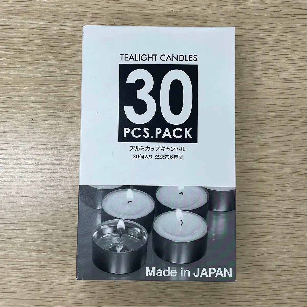 【アウトレット】替えローソク 「アルミカップティーライト 30ヶ」 (箱入) ◆カメヤマローソク◆