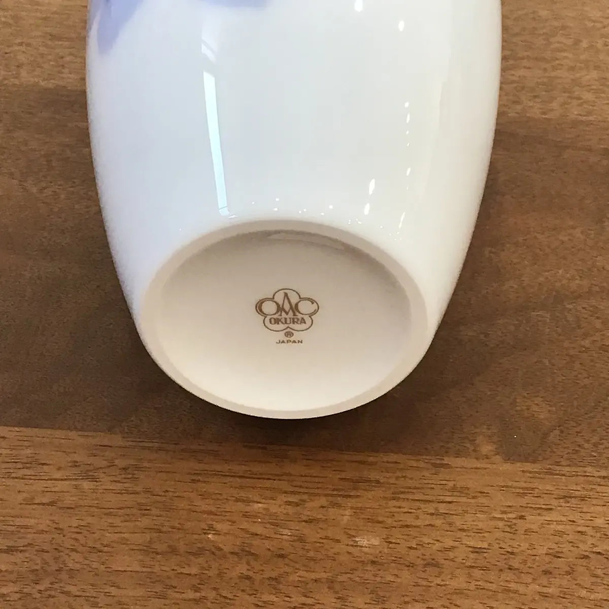 ブルーローズ 花瓶　底面