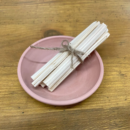 【アウトレット】ミニほうろく皿と麻がらのセット