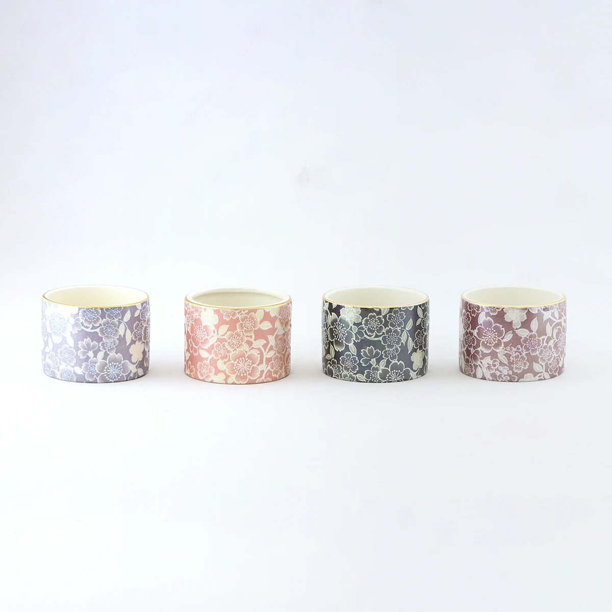 【アウトレット】美濃焼仏具 花むすび 丸型香炉【単品】