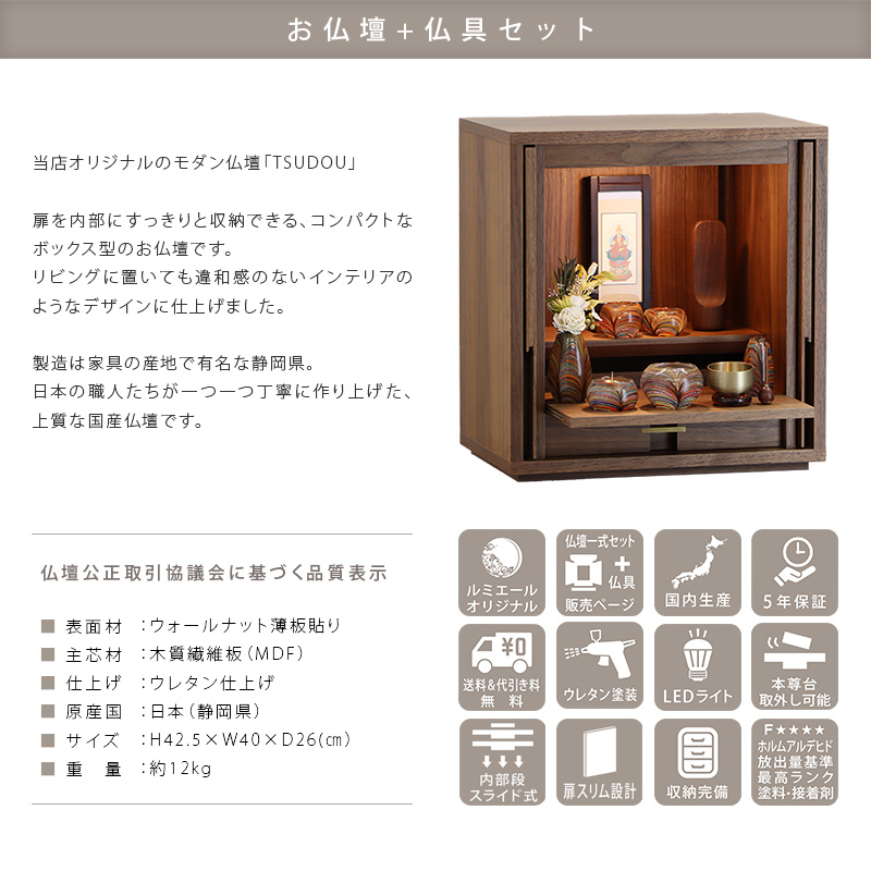 商品概要と品質表示