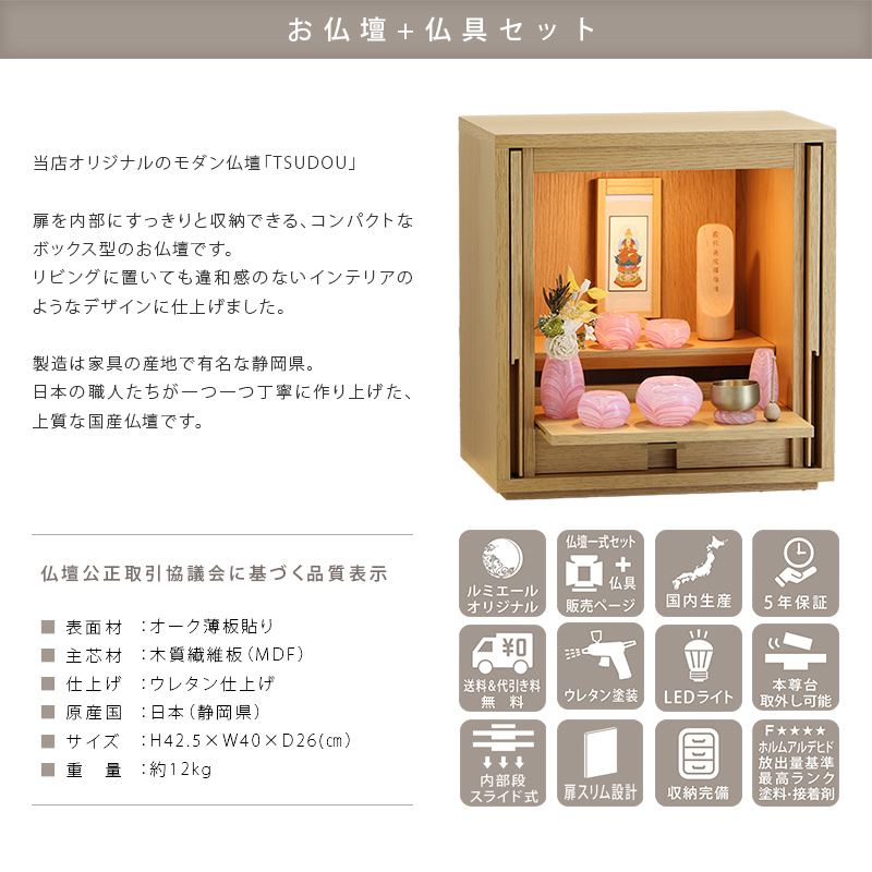商品概要と品質表示