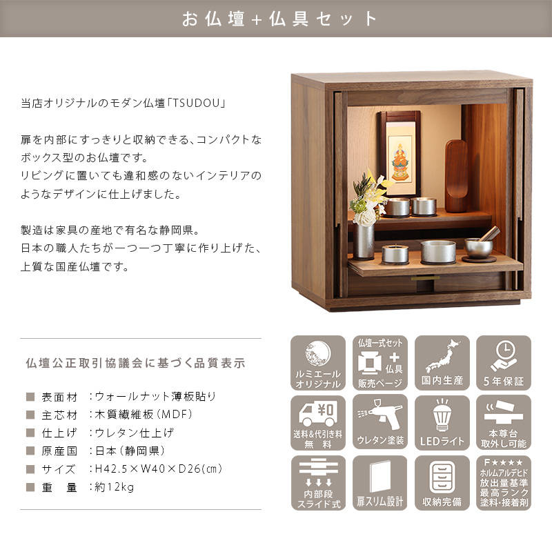 商品概要と品質表示